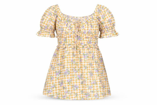 Front view of Miss Selfridge Women's Multicolour Floral Dress, size 10