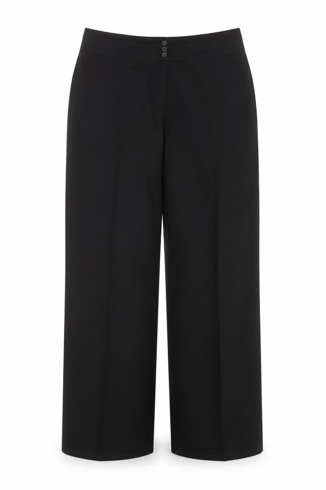 Dunnes Women's Black Flame-Resistant Trousers, Size 14
