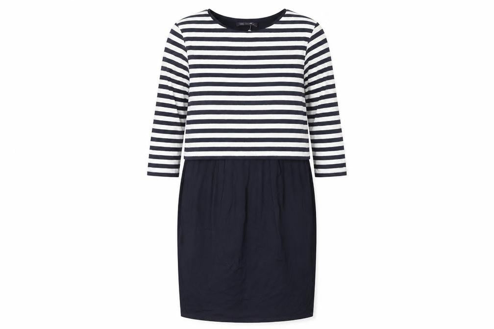 Marks & Spencer Women's 3/4 Sleeve Striped Dress, Size 12