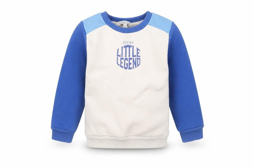 Urban Rascals Boys Beige Blue Sweatshirt 2 Years Pullover