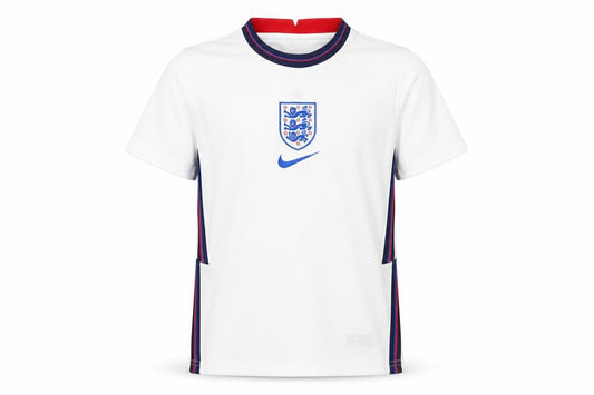 Front view of Nike boys’ white football jersey 2xs - lightweight & stylish