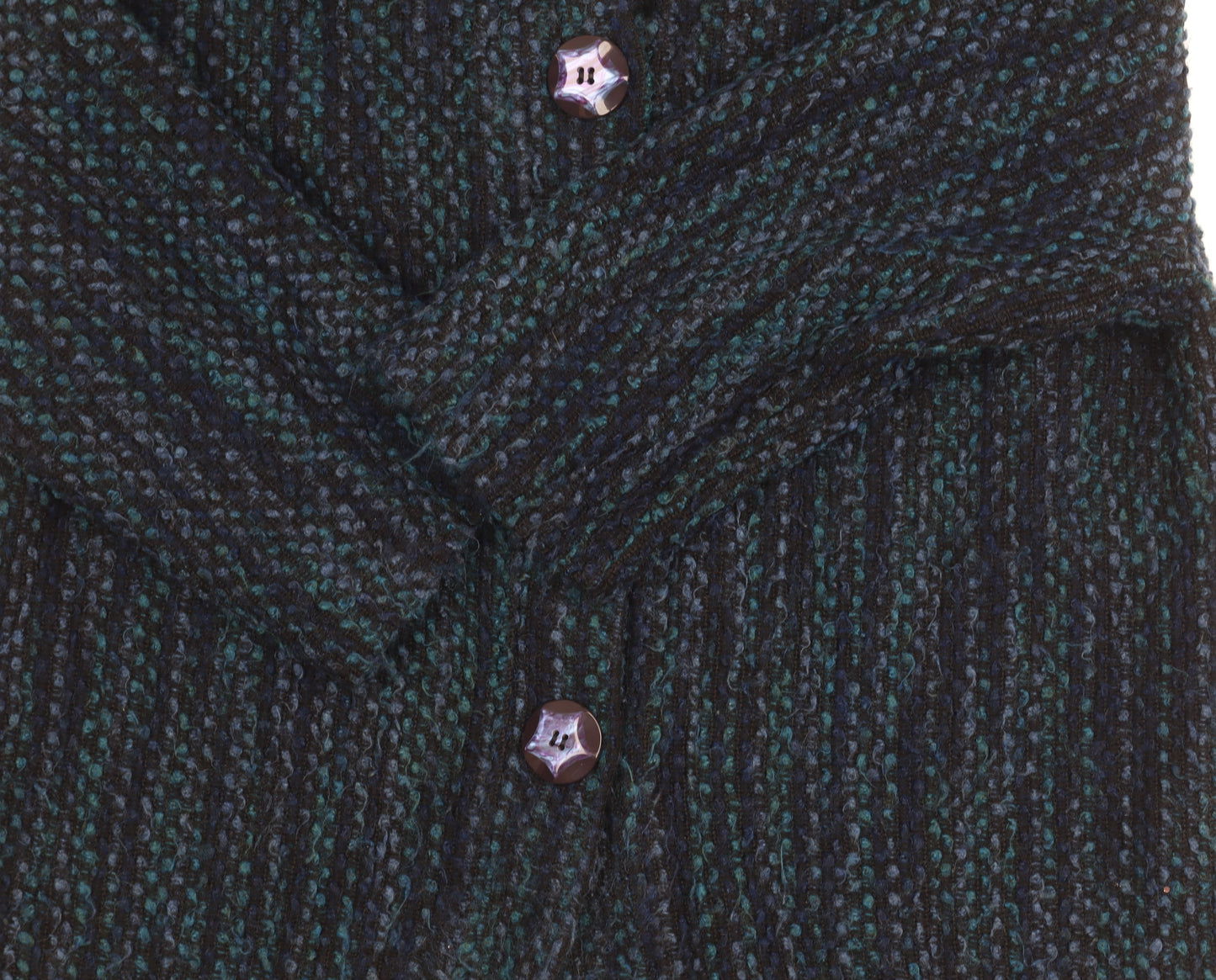 Marks and Spencer Women's Black Cardigan, M, Button Accent