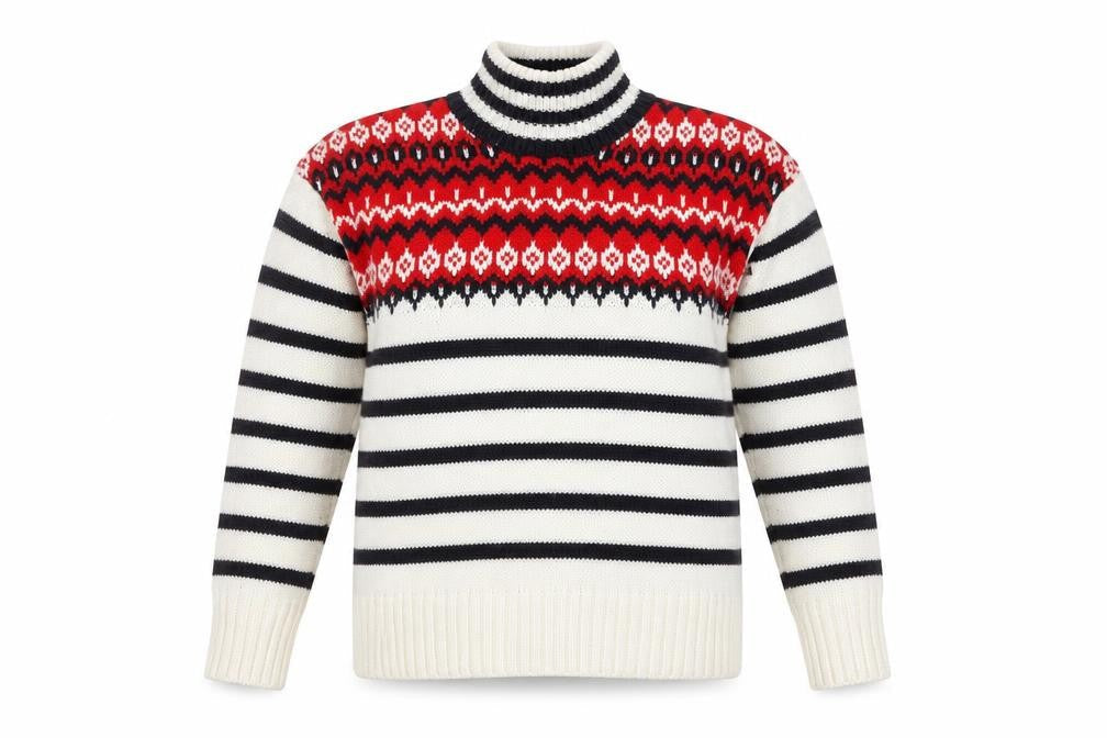 Marks & Spencer Women's Multicoloured Fair Isle Pullover, Size S