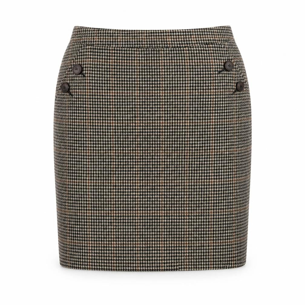 Kew 159 Women's Check Pencil Skirt 10