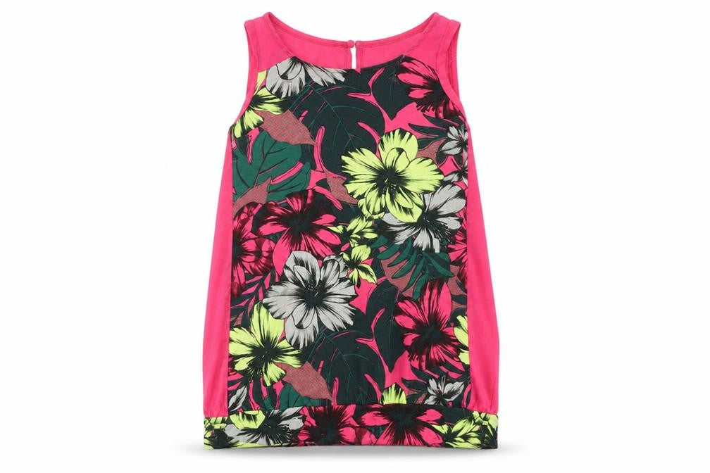 Next Women's Pink Floral Sleeveless Tank Size 10