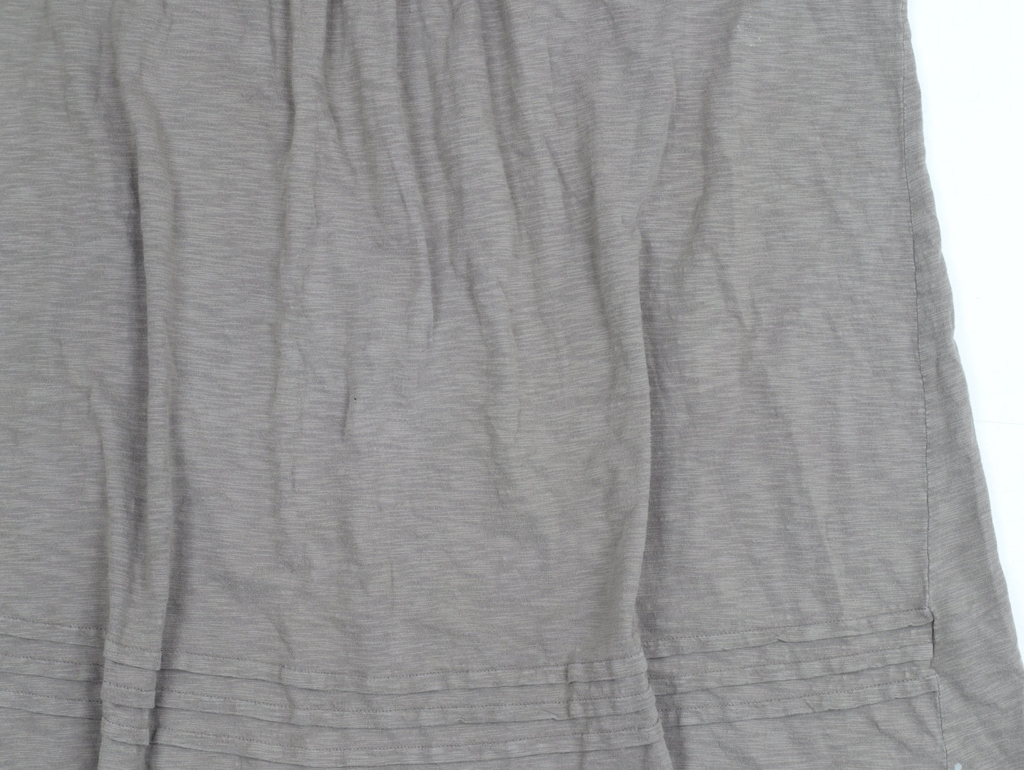 Next Women's Grey Cap Sleeve T-Shirt, L, Cotton Jersey