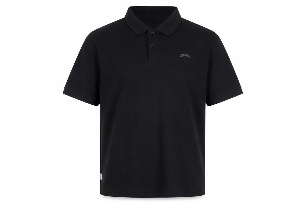 Slazenger Men's Black Polo Shirt 2XL Classic Fit