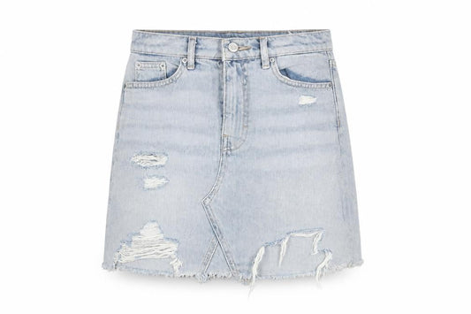 H&M Women's Blue Denim Mini Skirt, Size 6