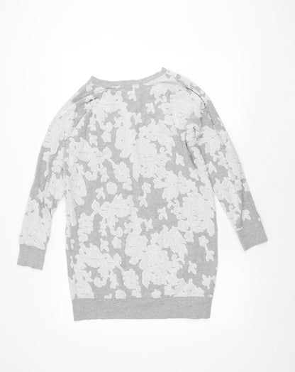 Next Women's Grey Petite Long Sleeve Jumper