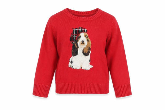 babyGap Girls Red 3 Years Animal Pullover Jumper