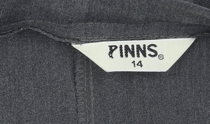 PINNS Women's Grey Trousers Size 14