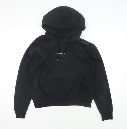 McKenzie Men's Black XS Pullover Hoodie with Logo