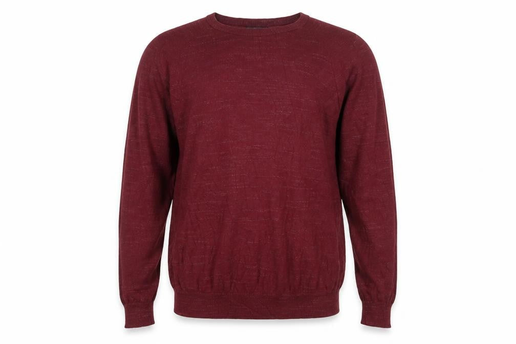 J.Crew Men's Red Cotton Pullover Jumper, Size L