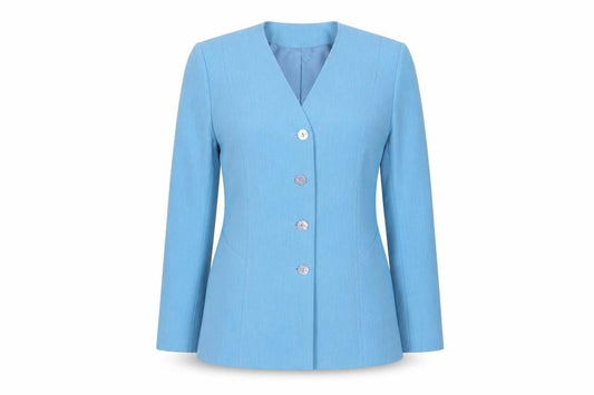 Eastex Women's Blue Suit Jacket Size 10
