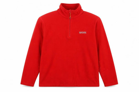 Regatta Men's Red Fleece Pullover L 1/4 Zip