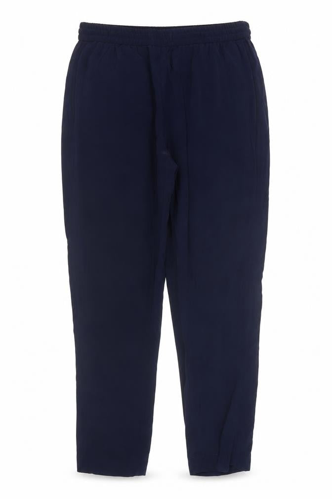 DKNY Women's Blue Relaxed Trousers S
