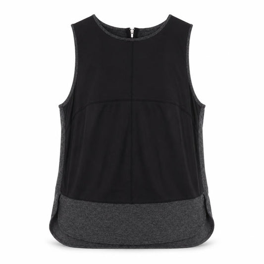 Banana Republic Women's Grey Black Tank Top S