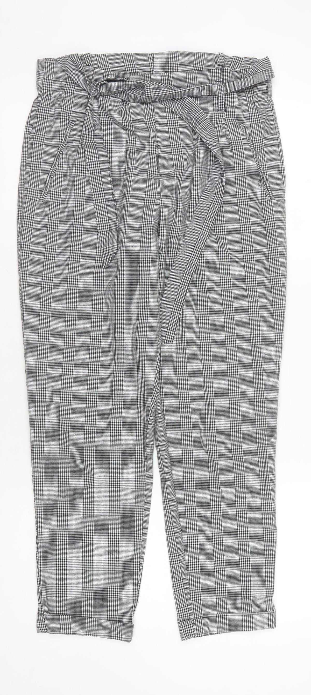 Zara Trafaluc Check Women's Trousers - Size 5