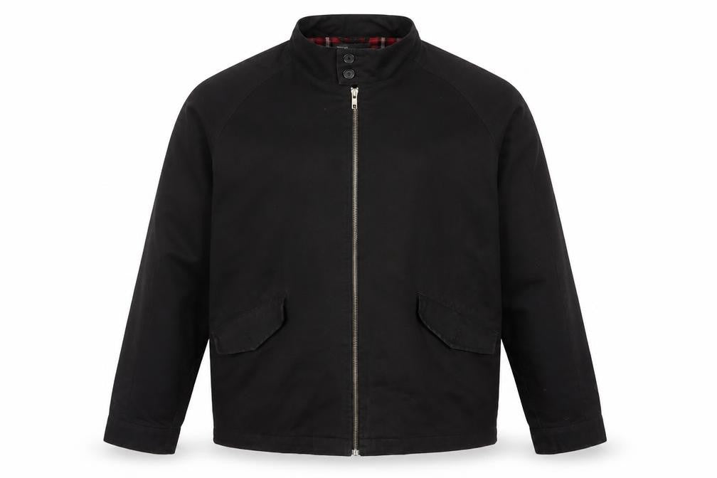 ASOS Men's Black M Jacket, Stand-Up Collar, Casual