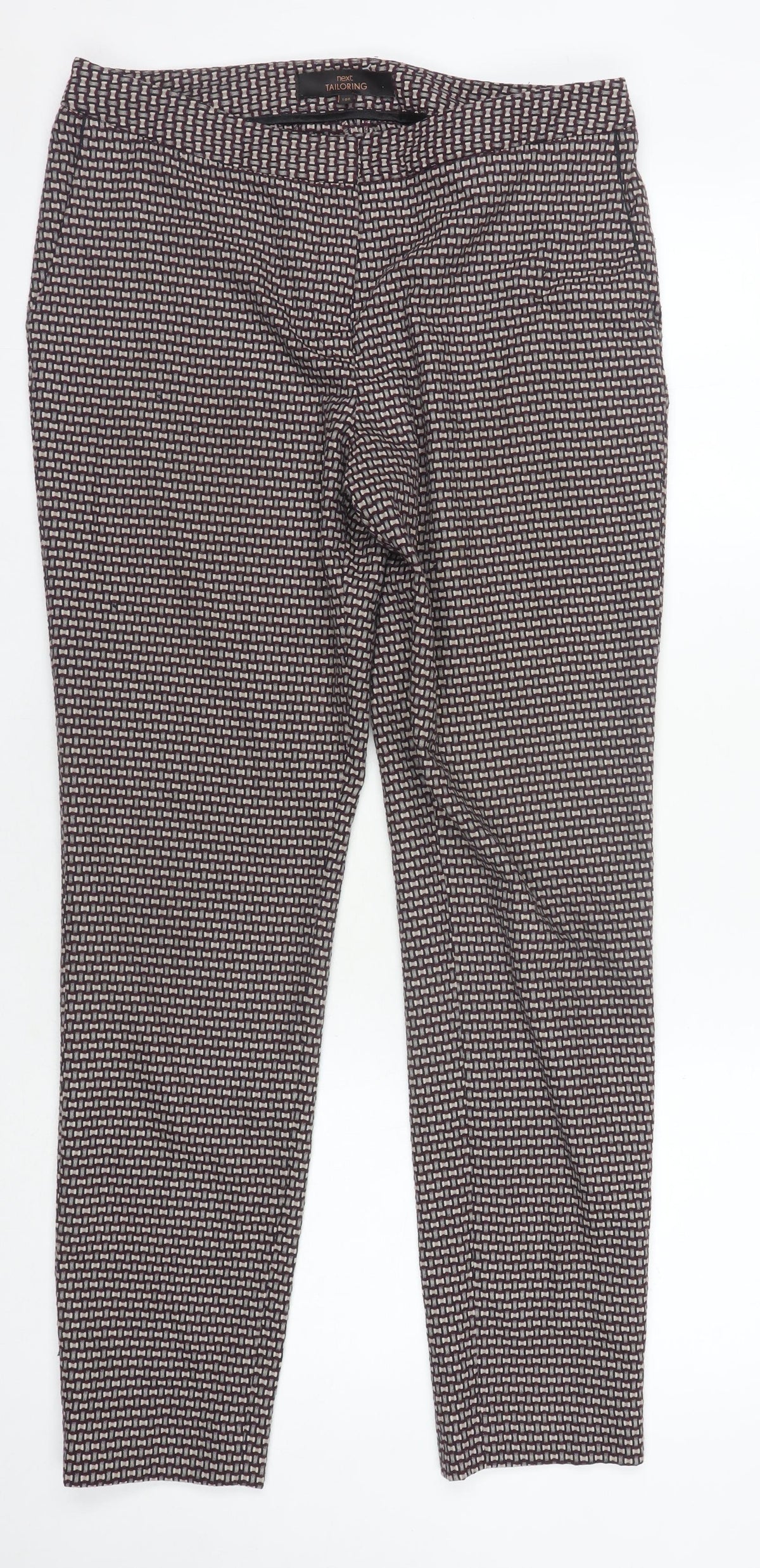 Next Women's Multicoloured Geometric Trousers