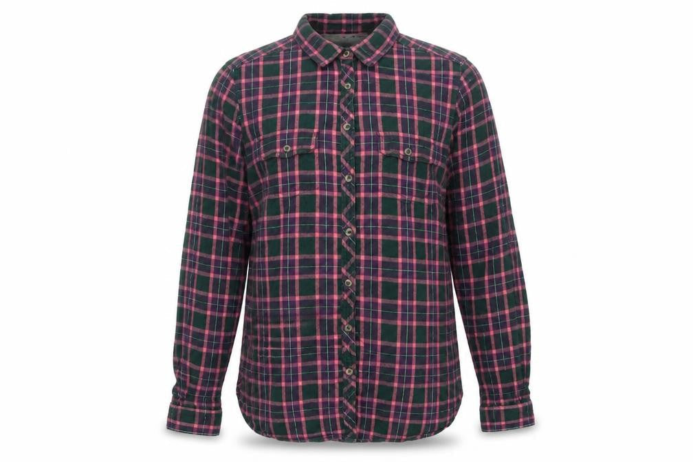 Fat Face Women's Multicoloured Plaid Button-Up Shirt