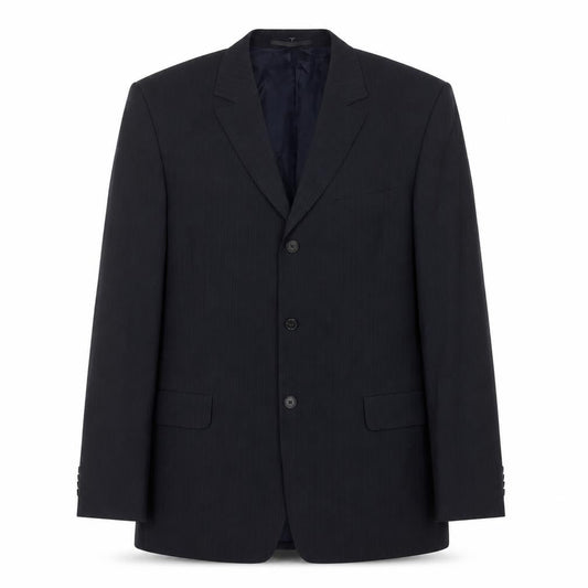 Mexx Men's Blue Striped Blazer Jacket Size UK 42