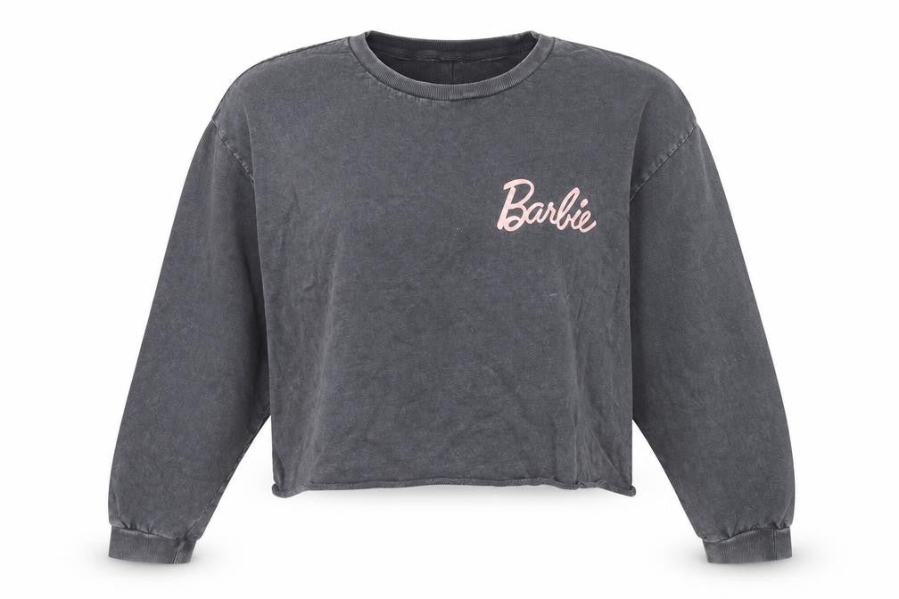Barbie Women’s Grey Sweatshirt, Size 12