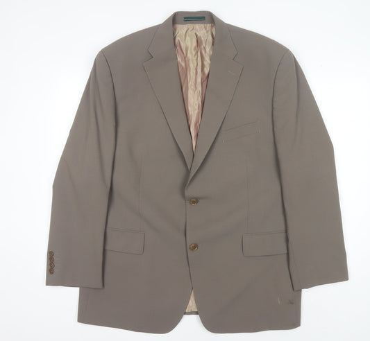 Greenwoods Men's Brown Blazer - Size 44S Formal Wear