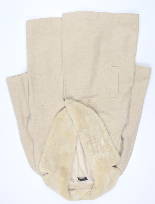 Windsmoor Women's Beige Wool Blend Coat, Size 16