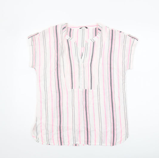 Roman Women's Multicoloured Striped Shirt Size 12