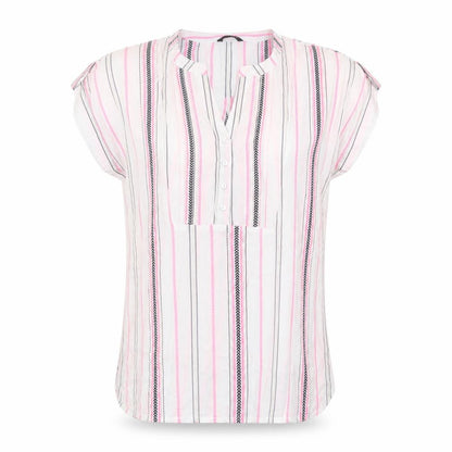 Front view of Roman Women's Multicoloured Striped Shirt, size 12