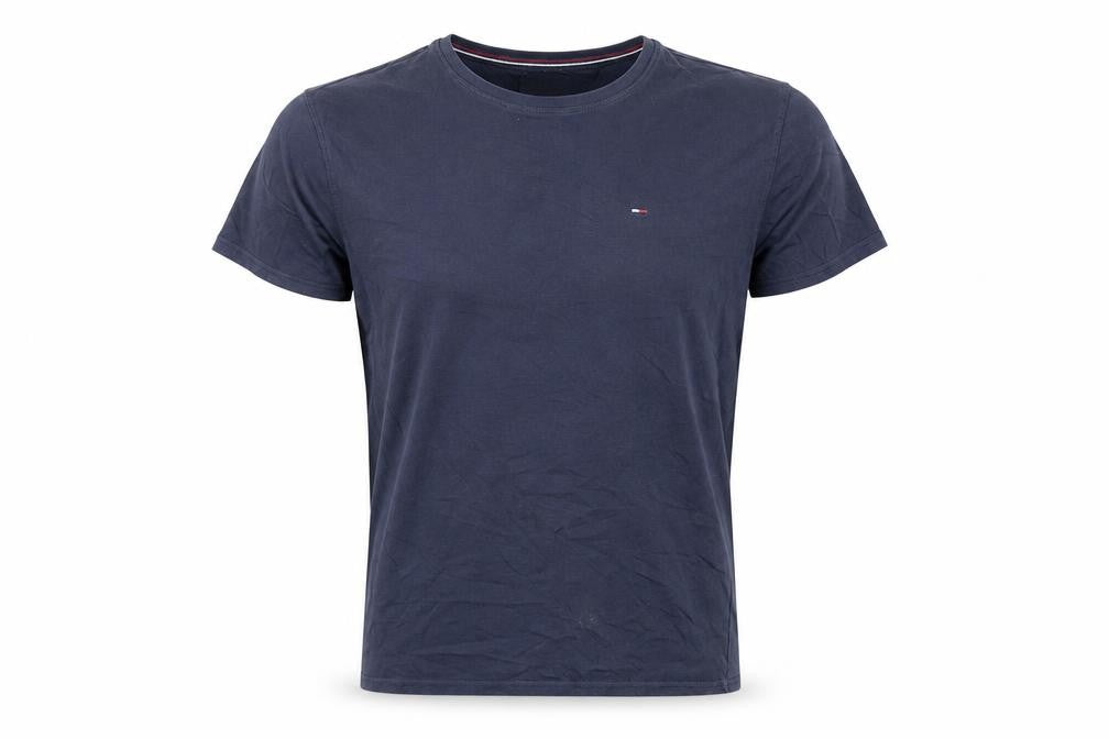 Tommy Jeans Men's Blue Crew Neck T-Shirt M