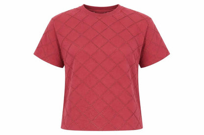 Marks & Spencer Red Argyle Women's T-Shirt Size 10