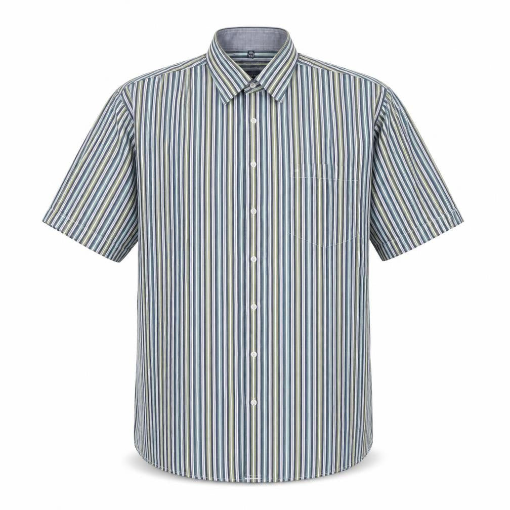 Ben Green Men's Multicoloured Striped L Shirt