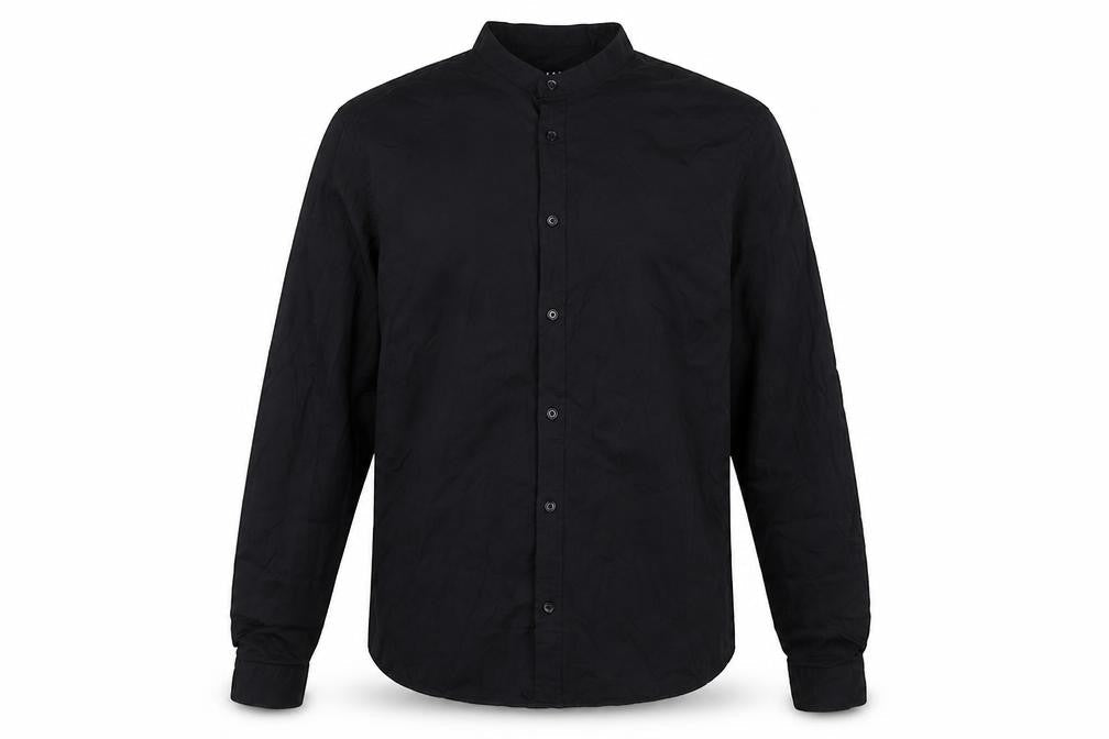 boohooMAN Men's Black Long Sleeve Shirt - Medium