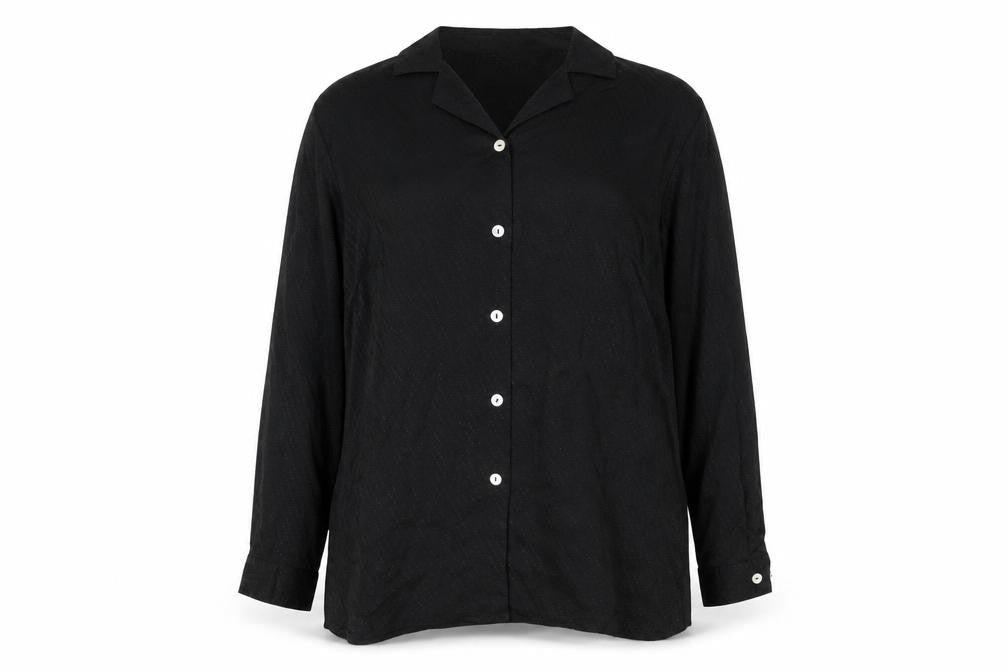 Sophie Bovert Women's Black Button-Up Shirt Size 20