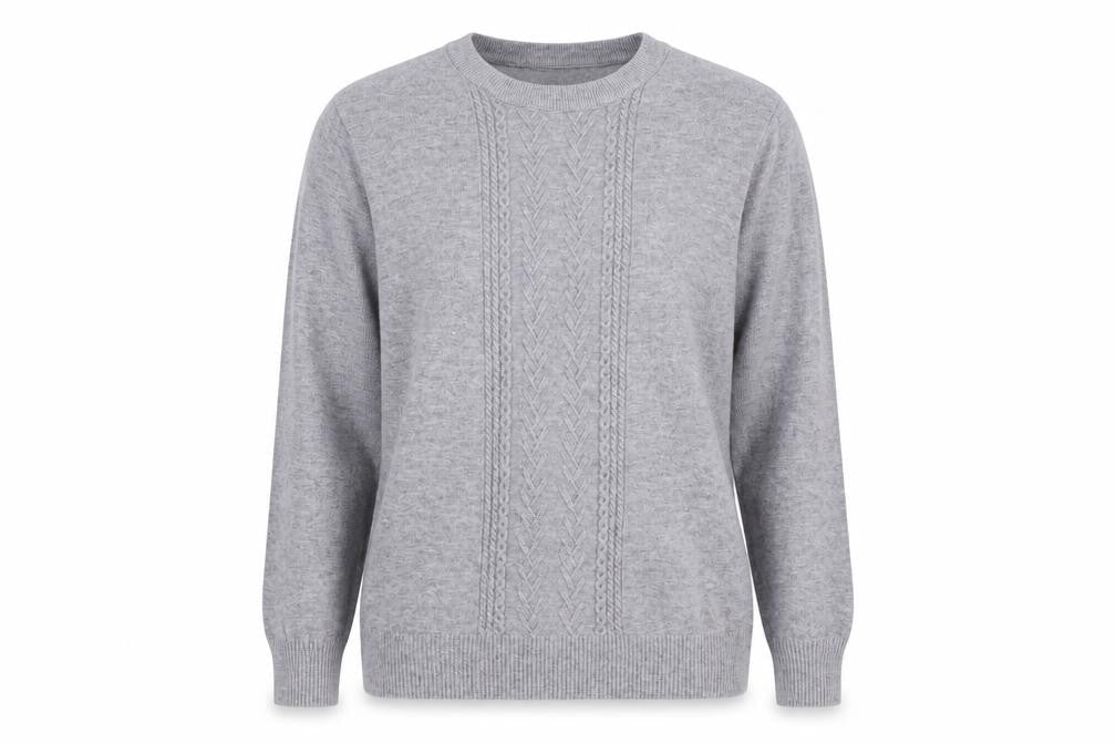 Moda impresion Women's Grey Pullover Jumper L