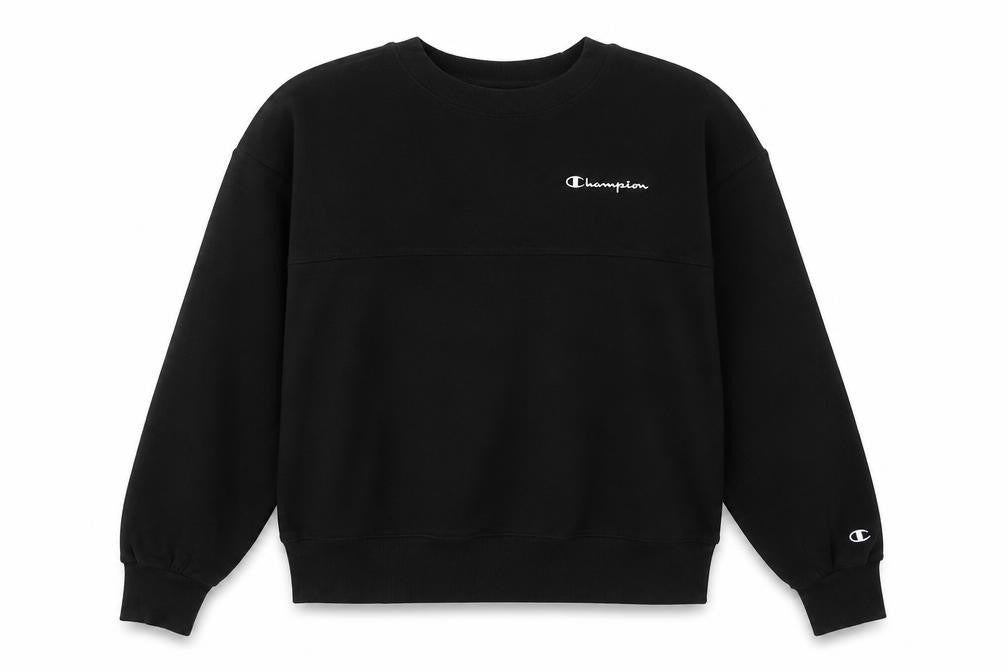 Champion Women's Black Pullover Sweatshirt L