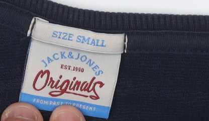 Jack Womens & Jones Blue Small Pullover Sweatshirt