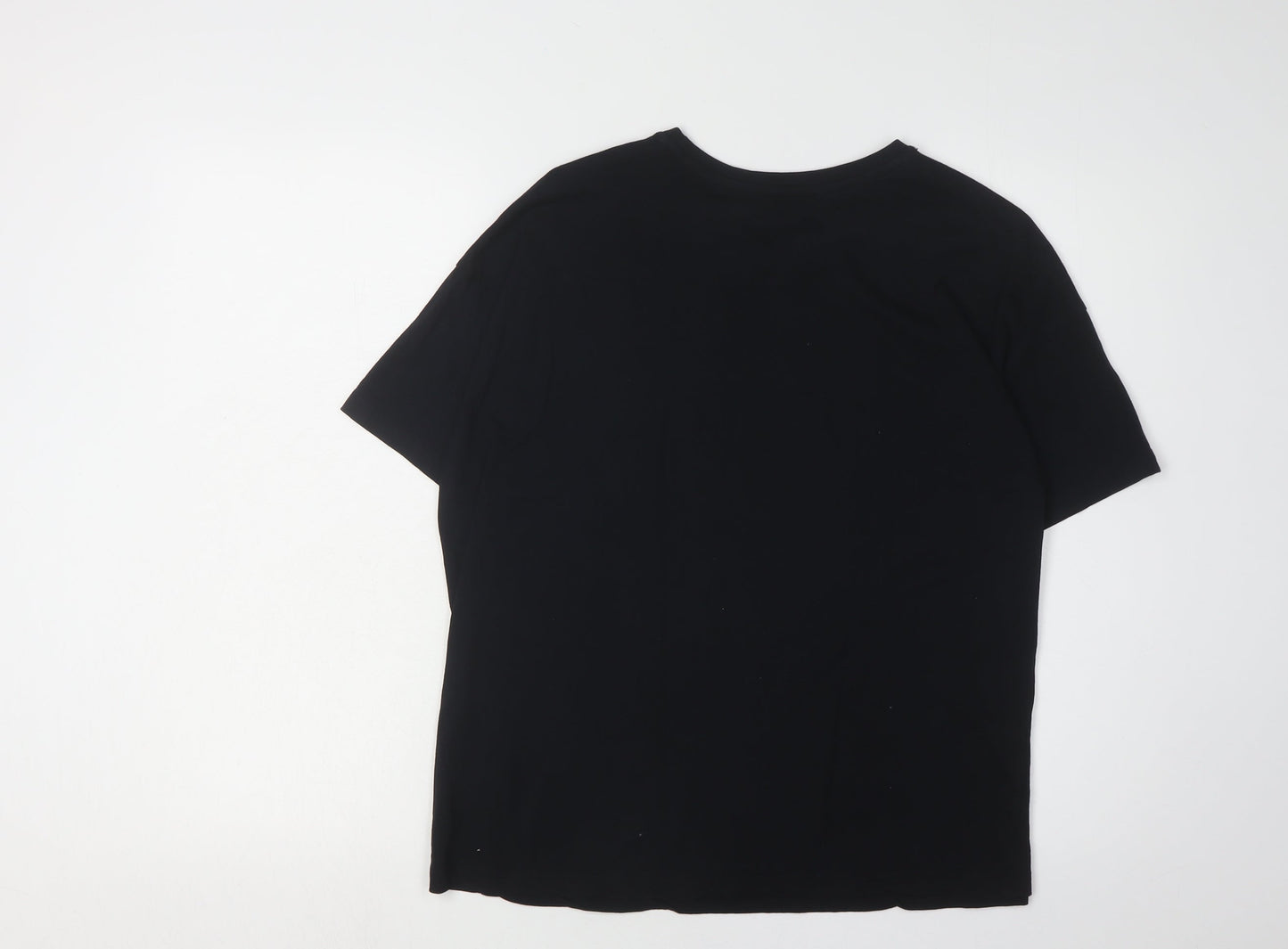 NBA Unisex Black Raptors T-Shirt, Size S, Short Sleeve
