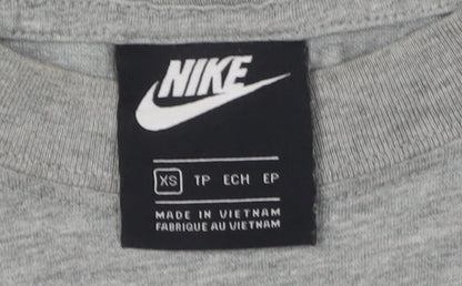 Nike Womens Grey XS Basic T-Shirt