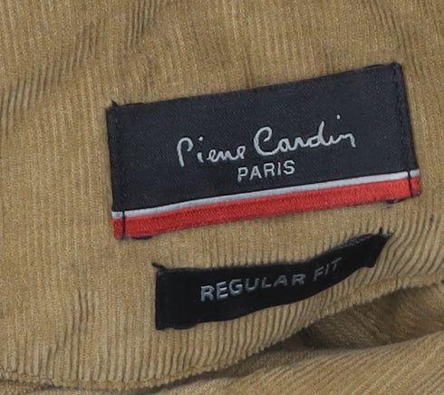 Pierre Cardin Men's Brown Regular Fit Long Sleeve Shirt