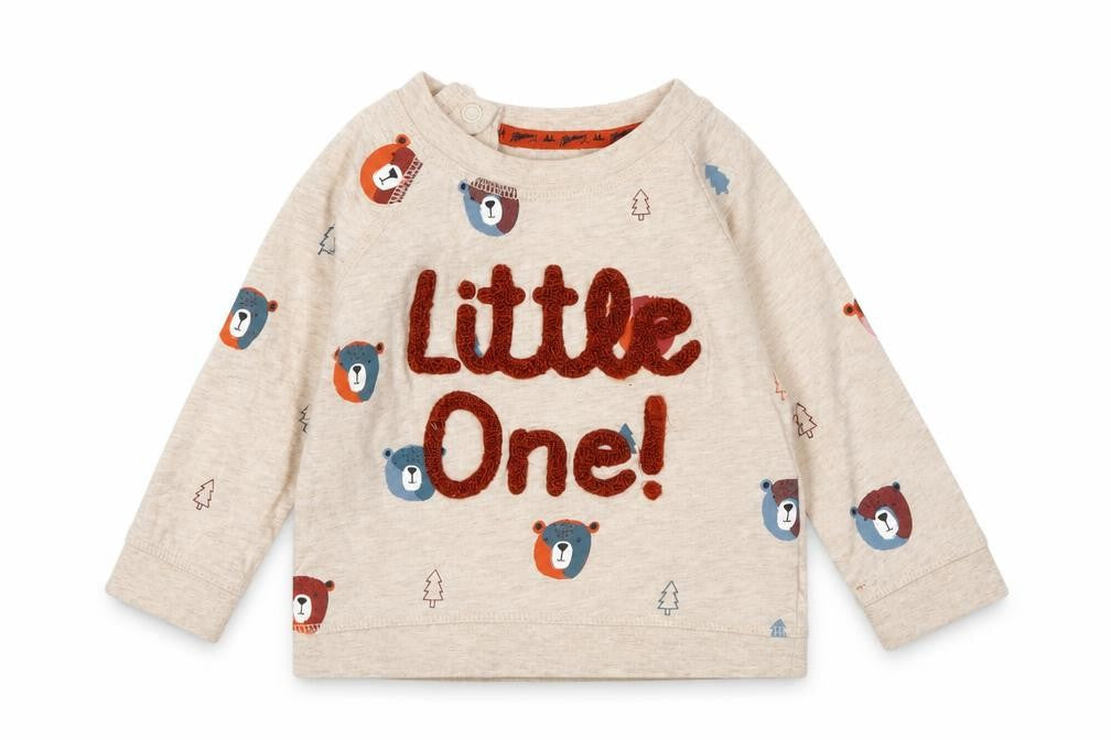 Mantaray Unisex Baby Beige Graphic T-Shirt, 6-9 Months