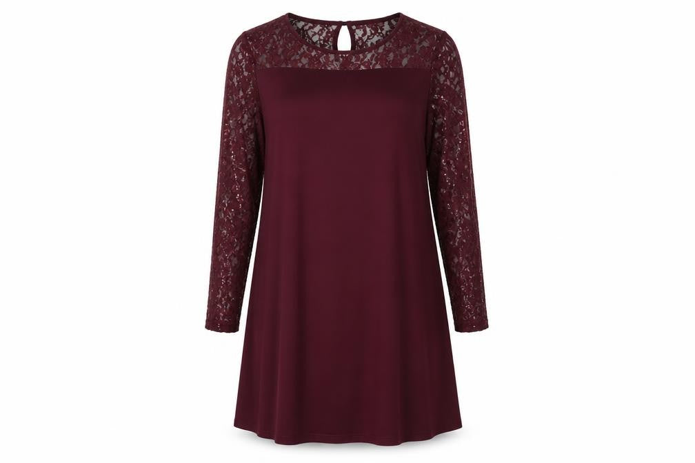 JoJo Maman Bébé Red Sequin Long Sleeve Maternity Dress