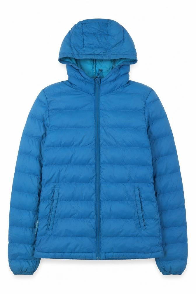 Mountain Warehouse Women's Blue Puffer Jacket UK 8