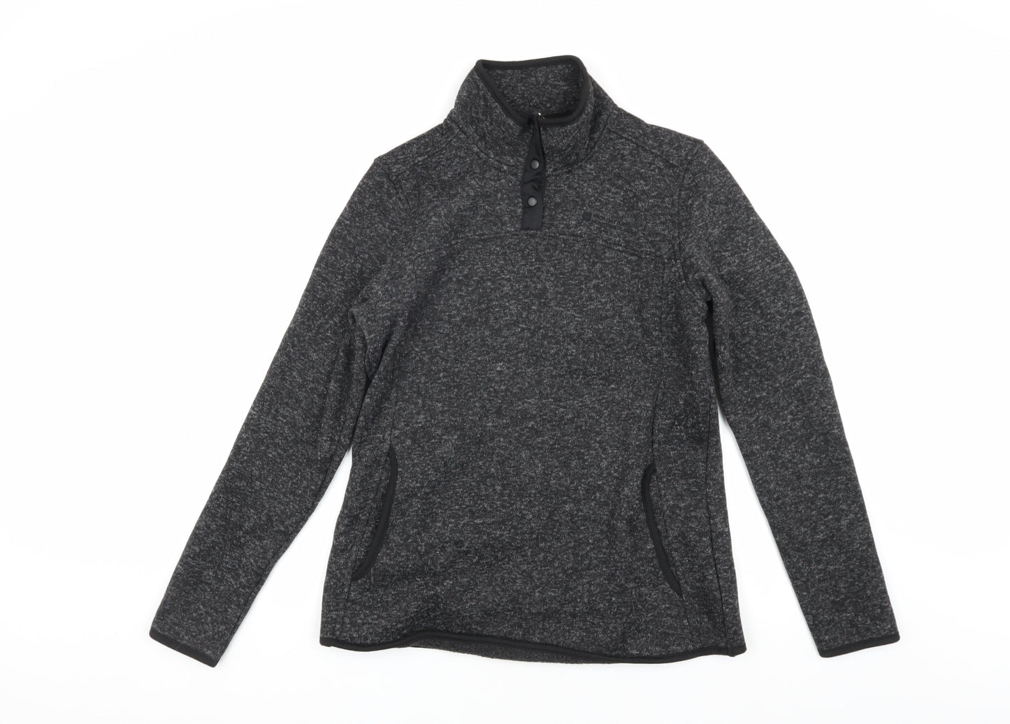 Mountain Warehouse Women's Grey Henley Sweatshirt Size 14