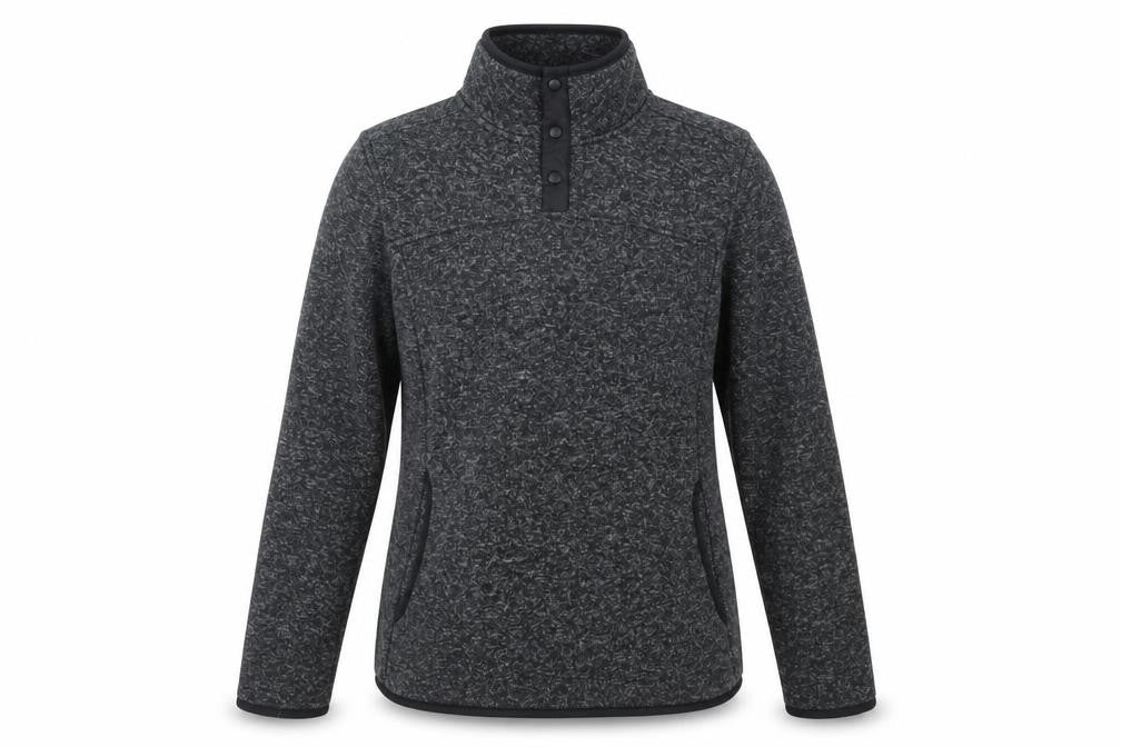 Mountain Warehouse Women's Grey Henley Sweatshirt Size 14