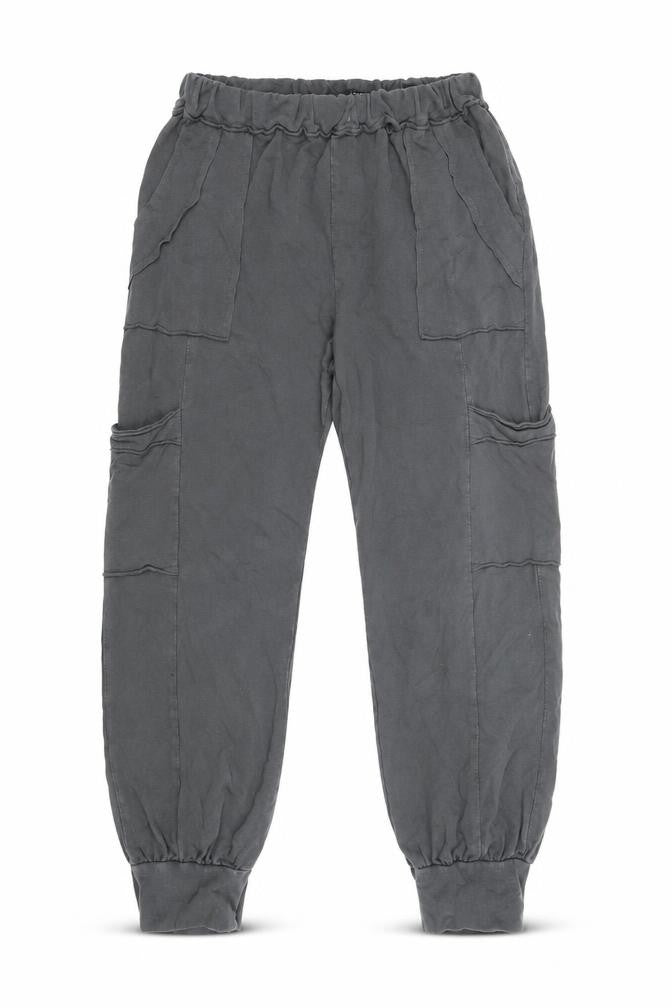 Studio Women's Black Cargo Trousers - Size XL, Relaxed Fit