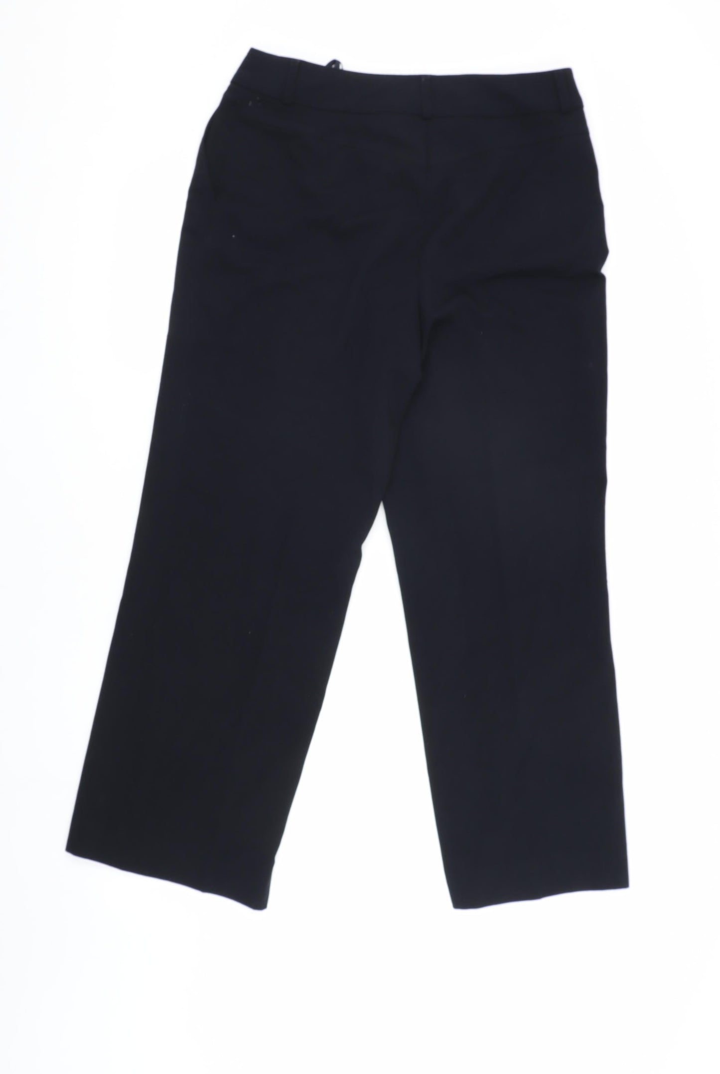 Gelco Women's Black Trousers Size 10 Button Accents