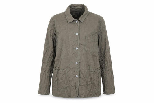 Warehouse Women's Brown Cotton Jacket Size 16 Casual